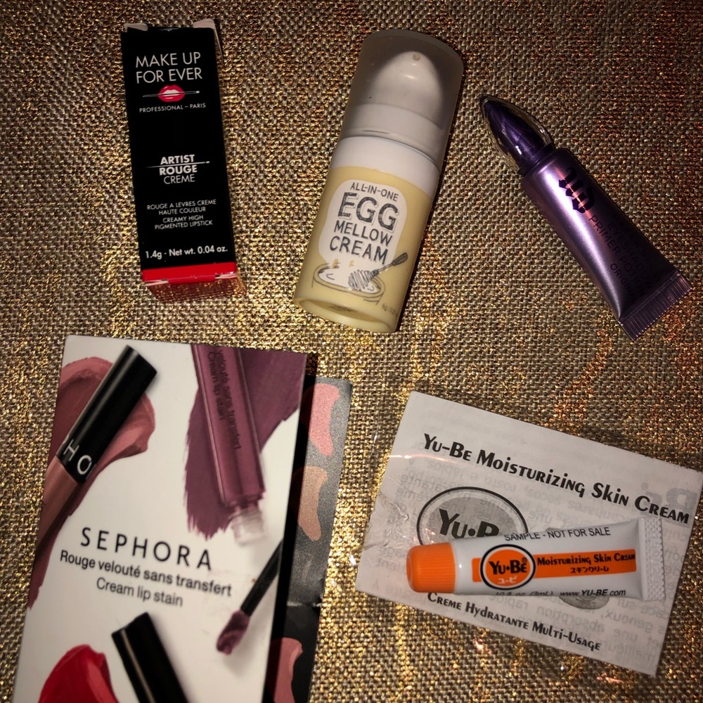 Makeup forever, Sephora and Urban Decay sampler